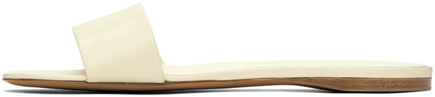 The Row Off-White Combo Slide Sandals 3