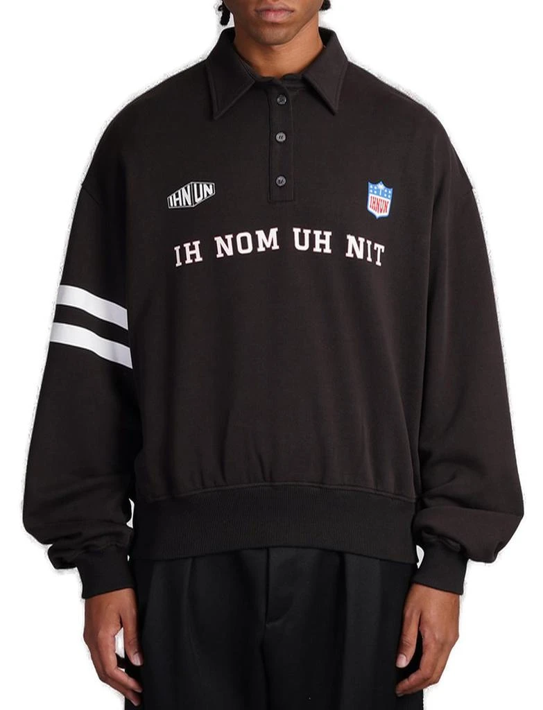 Ih Nom Uh Nit Ih Nom Uh Nit Fleece Number Polo Shirt 1