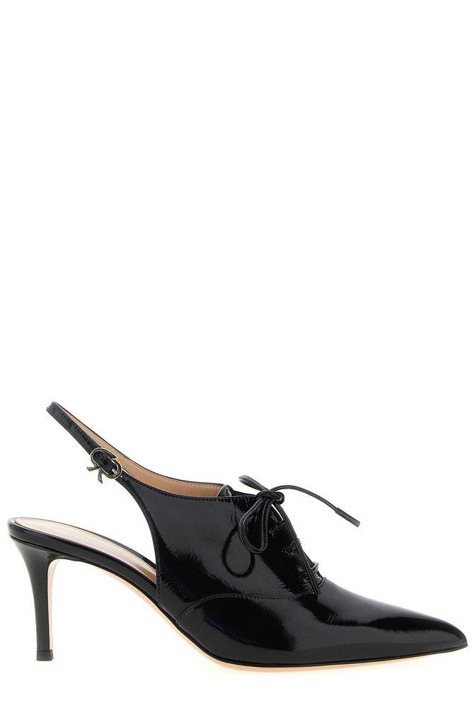 Gianvito Rossi Gianvito Rossi Veronica Pointed Toe Slingback Pumps