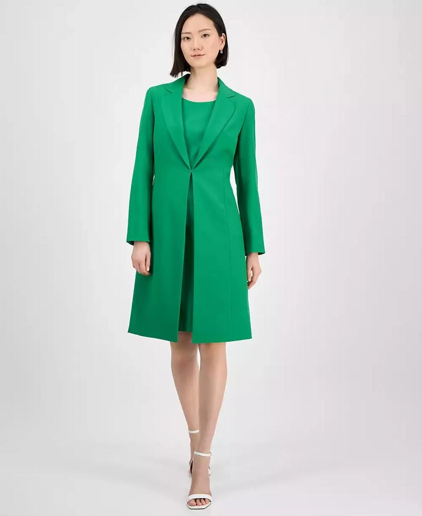 Le Suit Women's Elongated Blazer Dress Suit, Regular & Petite 1
