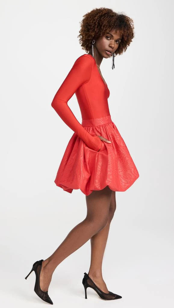 Alice + Olivia Chara Ballet Bubble Hem Mini Dress 3