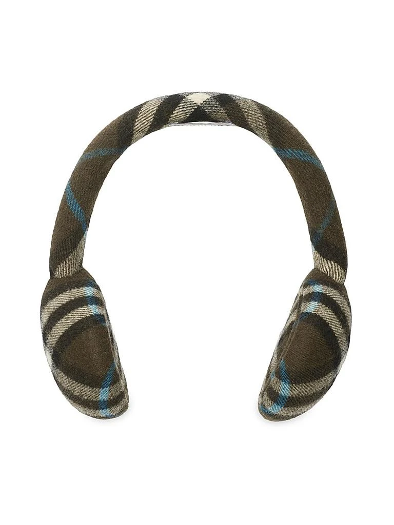 Burberry Check Wool Earmuffs 1