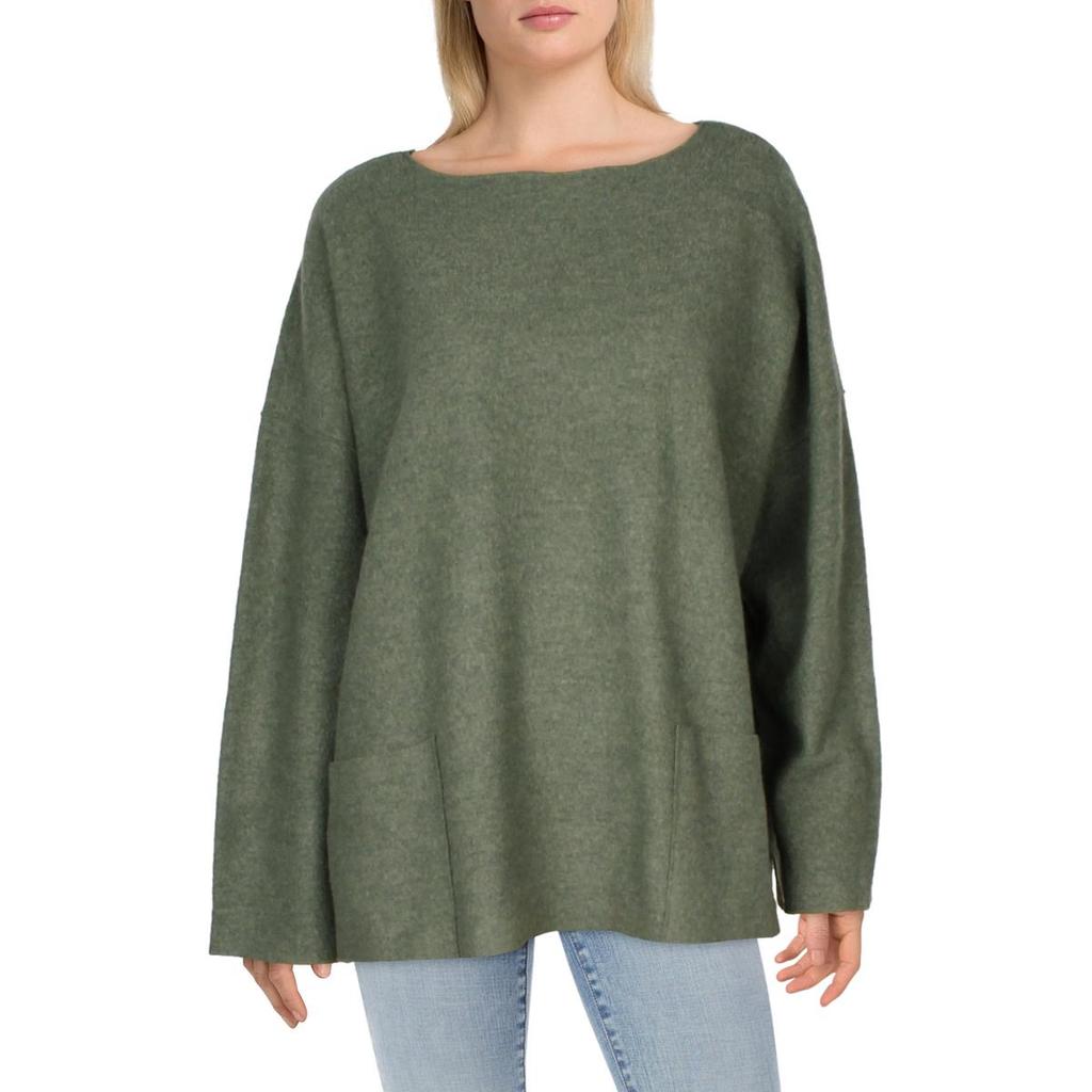 Madeleine Thompson Womens Long Duster Cardigan Sweater