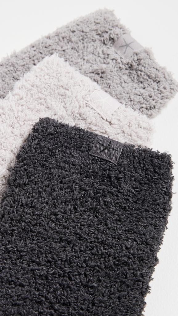 Barefoot Dreams CozyChic 3 Pair Sock Set