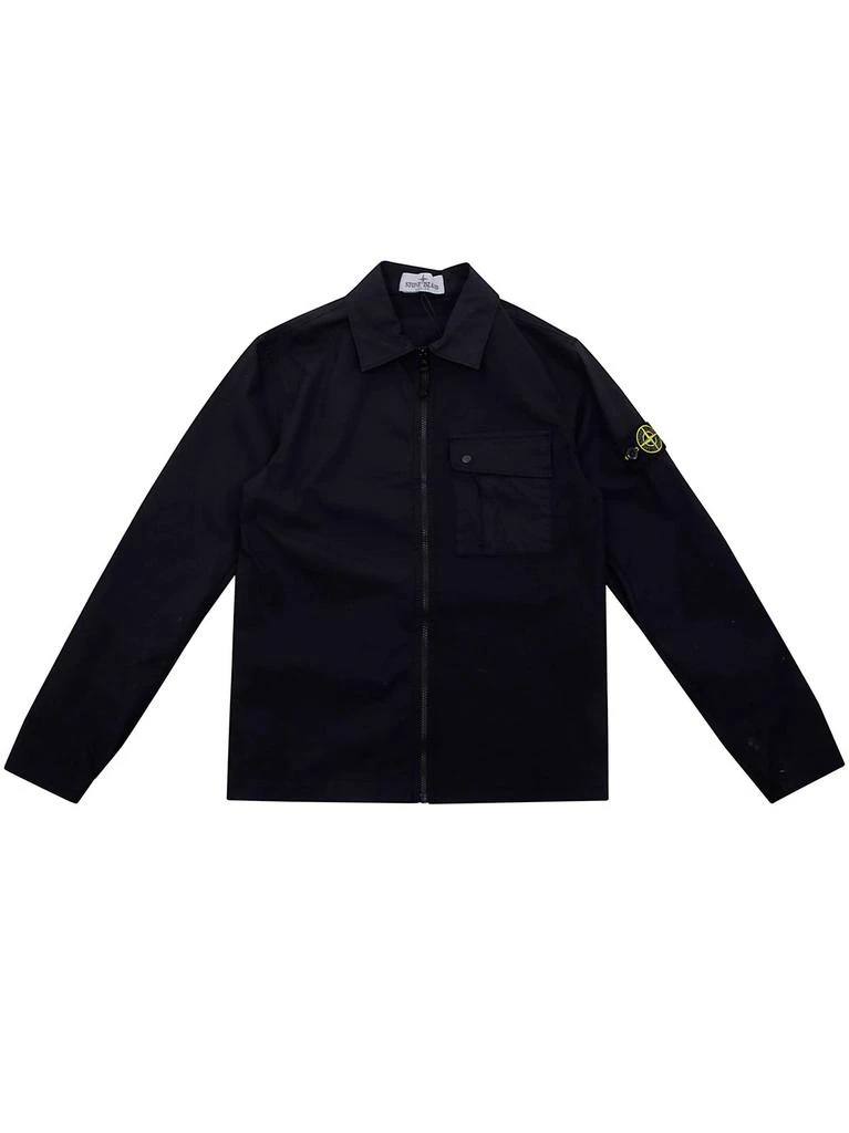 Stone Island Junior Stone Island Junior Compass Badge Zipped Jacket
