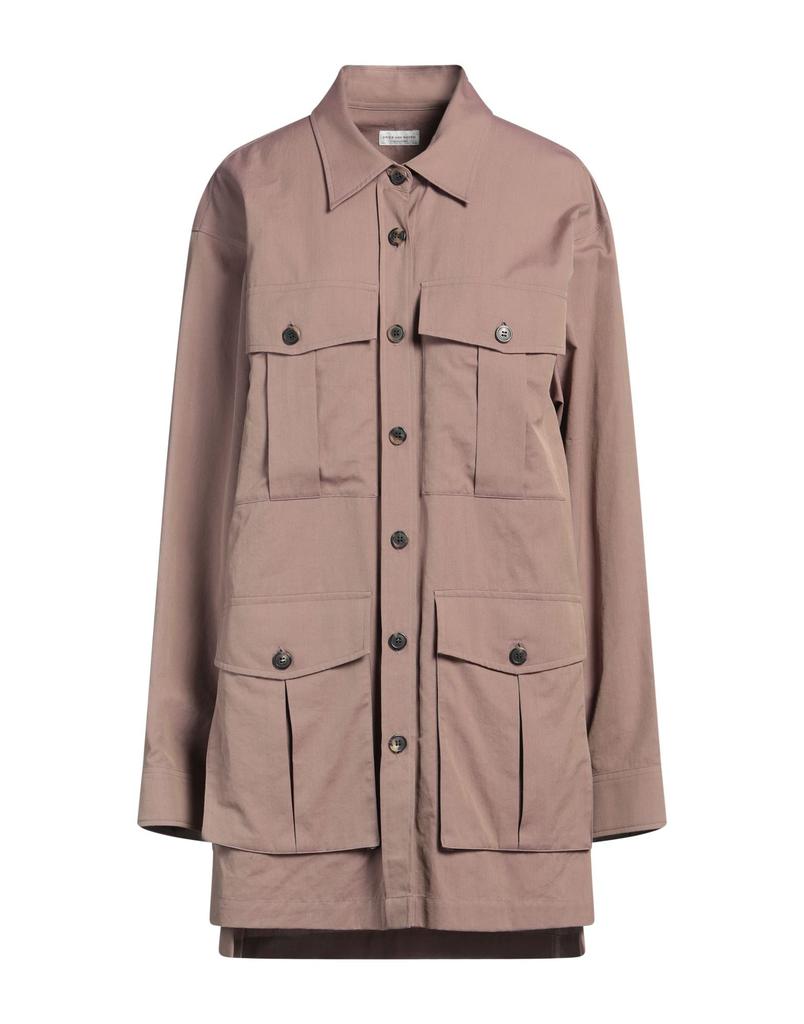 ワンピースその他 Dries Van Noten Dress with belt and khaki green print Dries Van Noten Dress With Belt And Khaki Green Print In
