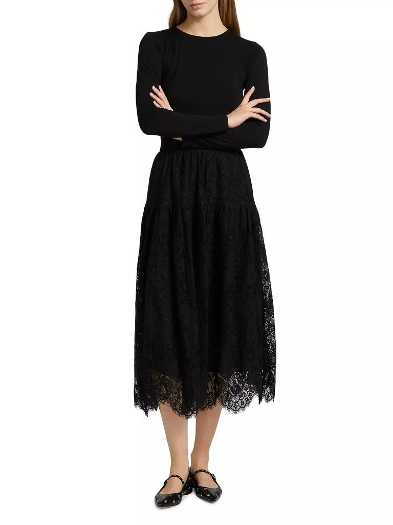 DÔEN Sebastiane Lace Midi-Skirt 2