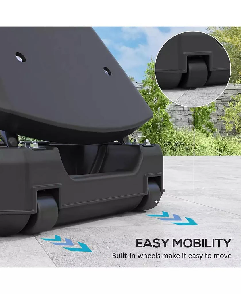 Soozier Portable Basketball Hoop 4.9-10
Height Adjustable Basketball Goal 6