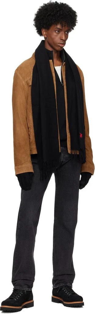Ralph Lauren Black Alpine Boots 5