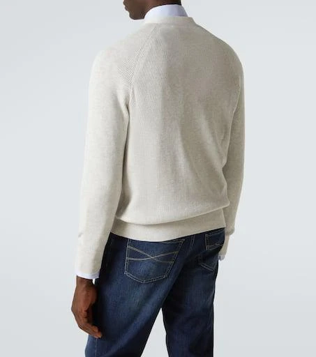 Brunello Cucinelli Knitted cotton cardigan 4