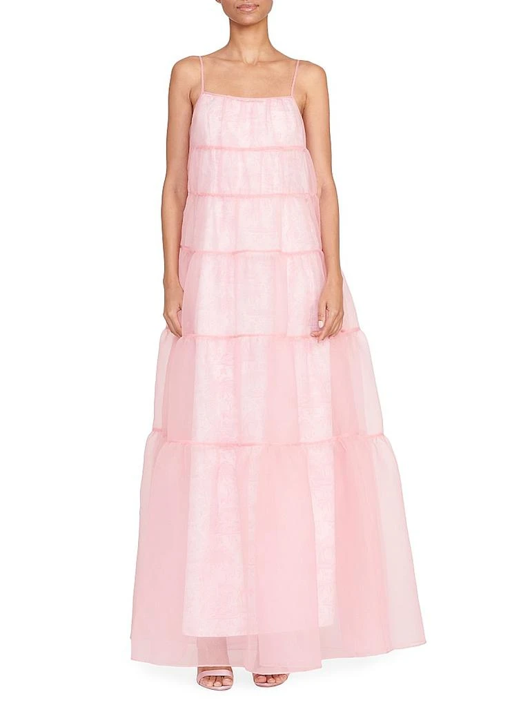 Staud Whitley Cotton-Blend Organza Gown 2