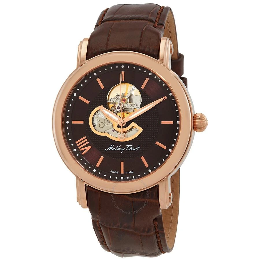 Mathey-Tissot Skeleton Automatic Brown Dial Men's Watch H7053PM 1