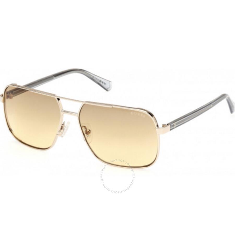 GUESS Brown Gradient Navigator Men's Sunglasses GU00119 32F 58