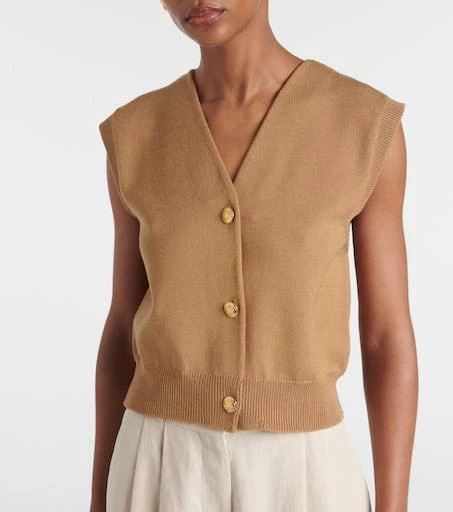 BLAZÉ MILANO Sebright wool-blend sweater vest 5