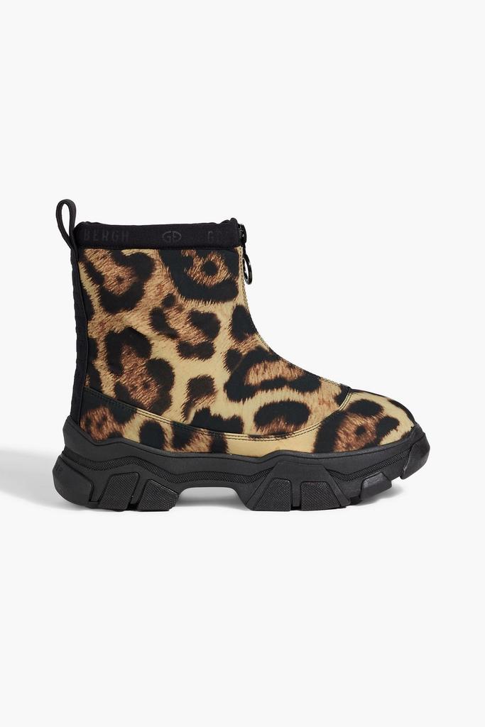 Goldbergh Stark leopard-print shell snow boots