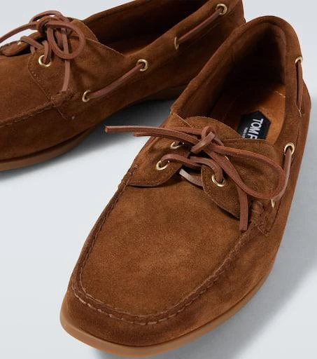Tom Ford Robin suede boat shoes 3