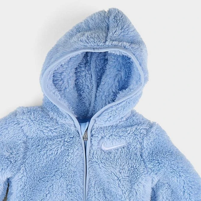 NIKE Infant Nike Hooded Sherpa Coverall 3