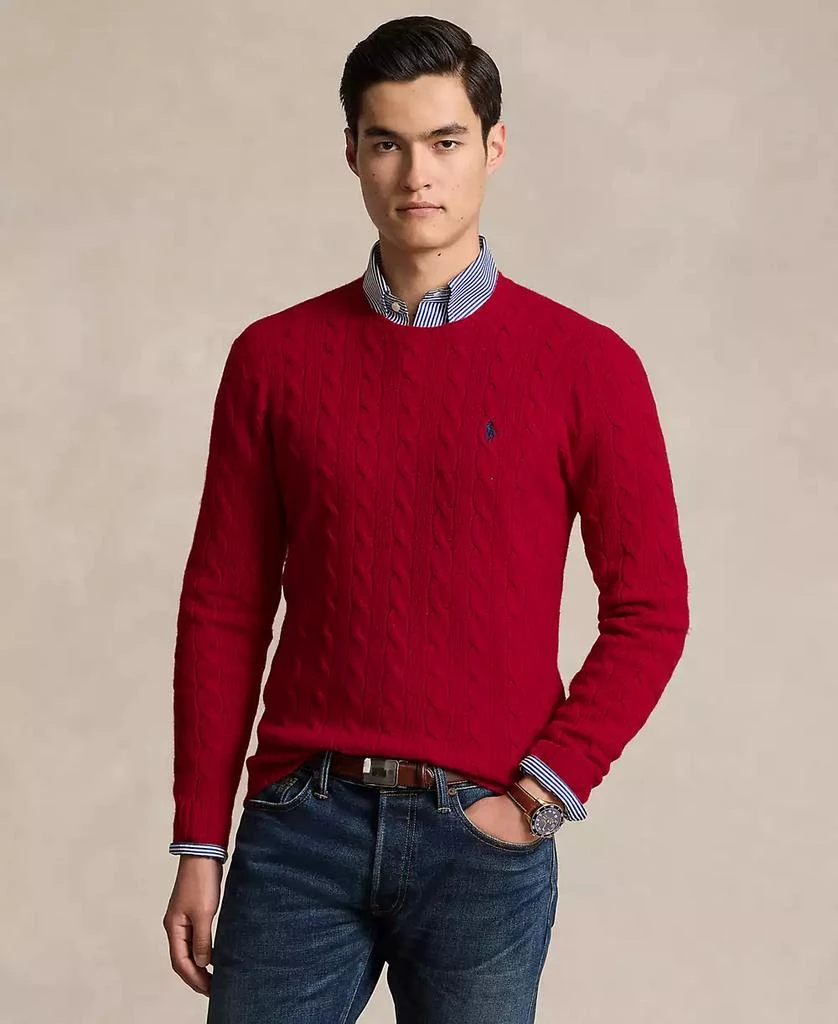 Polo Ralph Lauren Men's Wool-Cashmere Cable-Knit Sweater 6