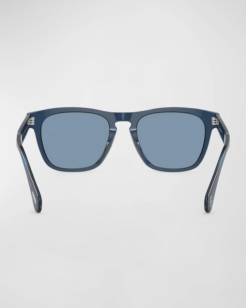 Oliver Peoples Men's R-3 Acetate Square Sunglasses 4