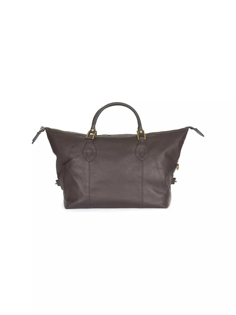 Barbour Medium Travel Explorer Leather Tote Bag 4