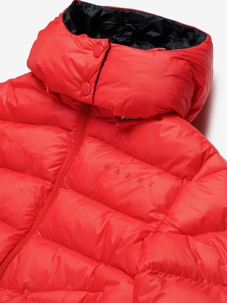 Marni MARNI Kids Puffer Jacket in Red 3