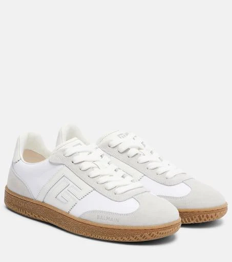 Balmain Balmain Swan suede sneakers 1