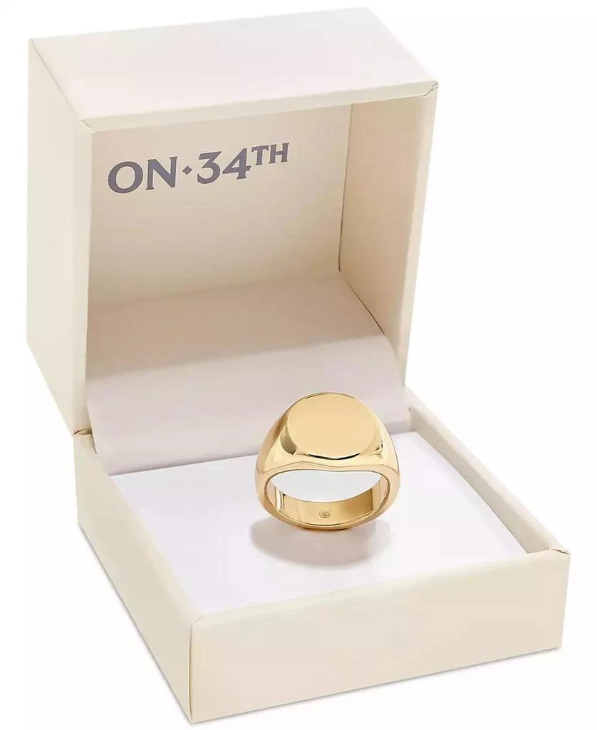 On 34th Signet Ring, Created for Macy's 4