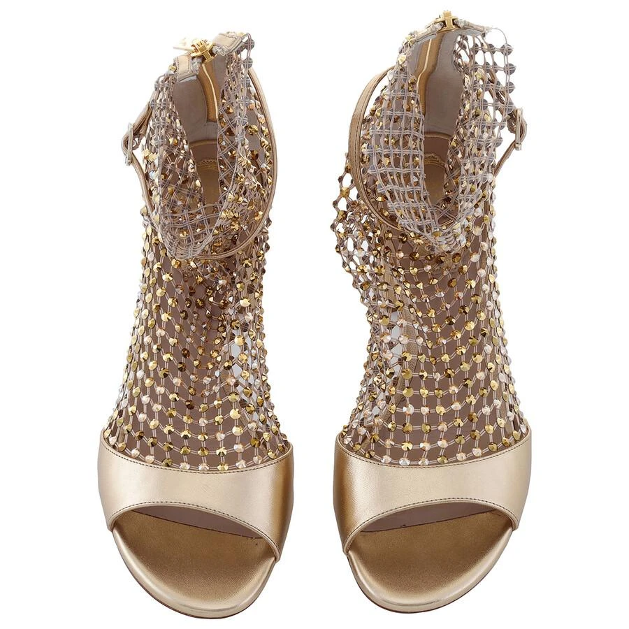 Rene Caovilla Gold Galaxia 80 Jeweled Sandals 3