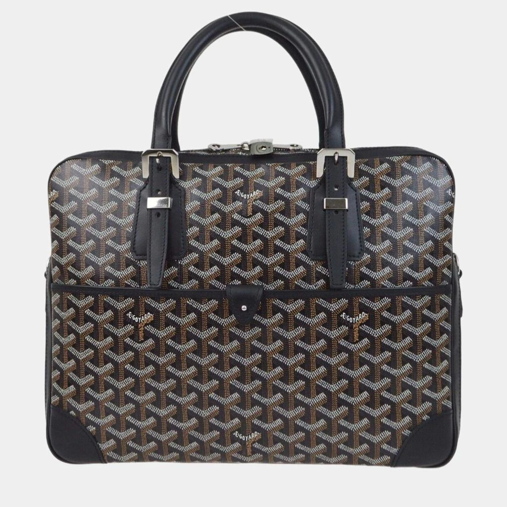 Goyard Goyard Black Stainless Steel PM Briefcase Handbag 1