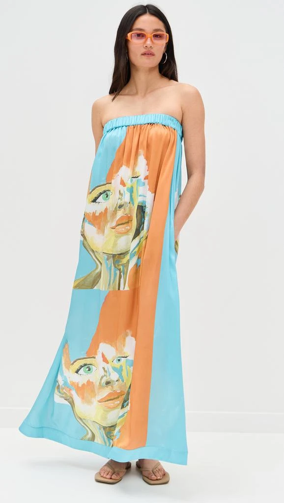 Dur Doux Kesi Strapless Maxi Dress 4