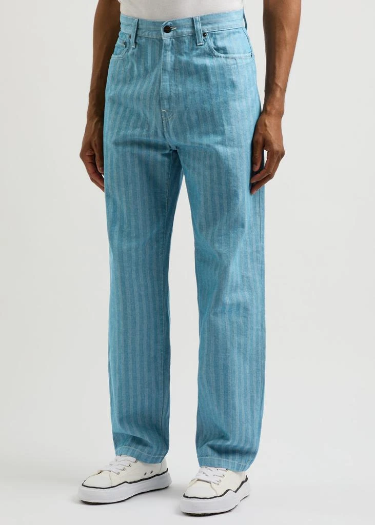 Carhartt WIP Menard herringbone straight-leg jeans  2