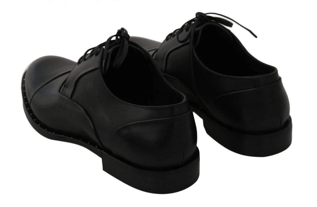 Dolce & Gabbana Dolce & Gabbana  Black Leather Derby Formal Shoes 4
