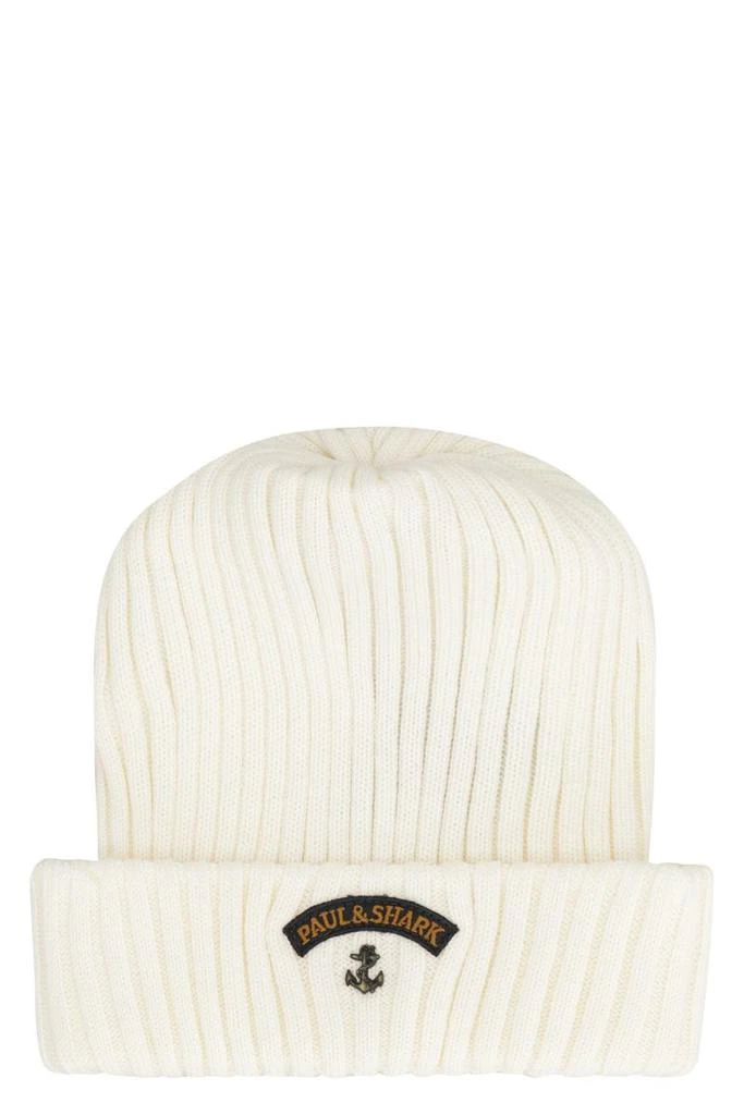 Paul & Shark Paul & Shark Ribbed Wool Beanie 1