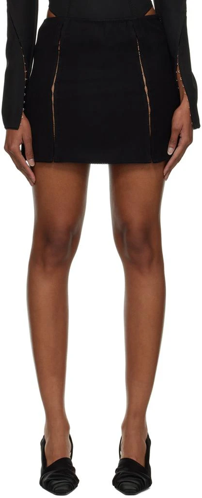 Anna October Black Barbe Miniskirt 1
