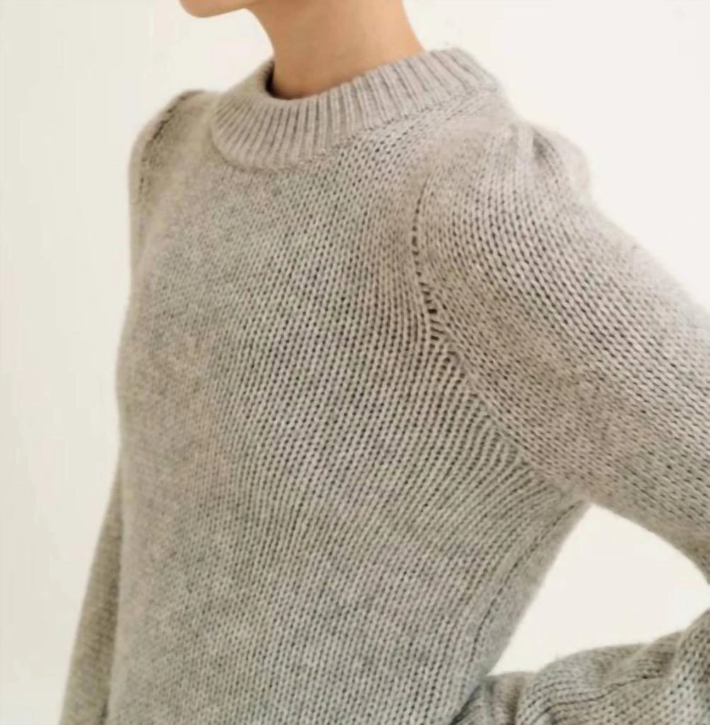 Madeleine Thompson Aida Top In Smoke Grey 3