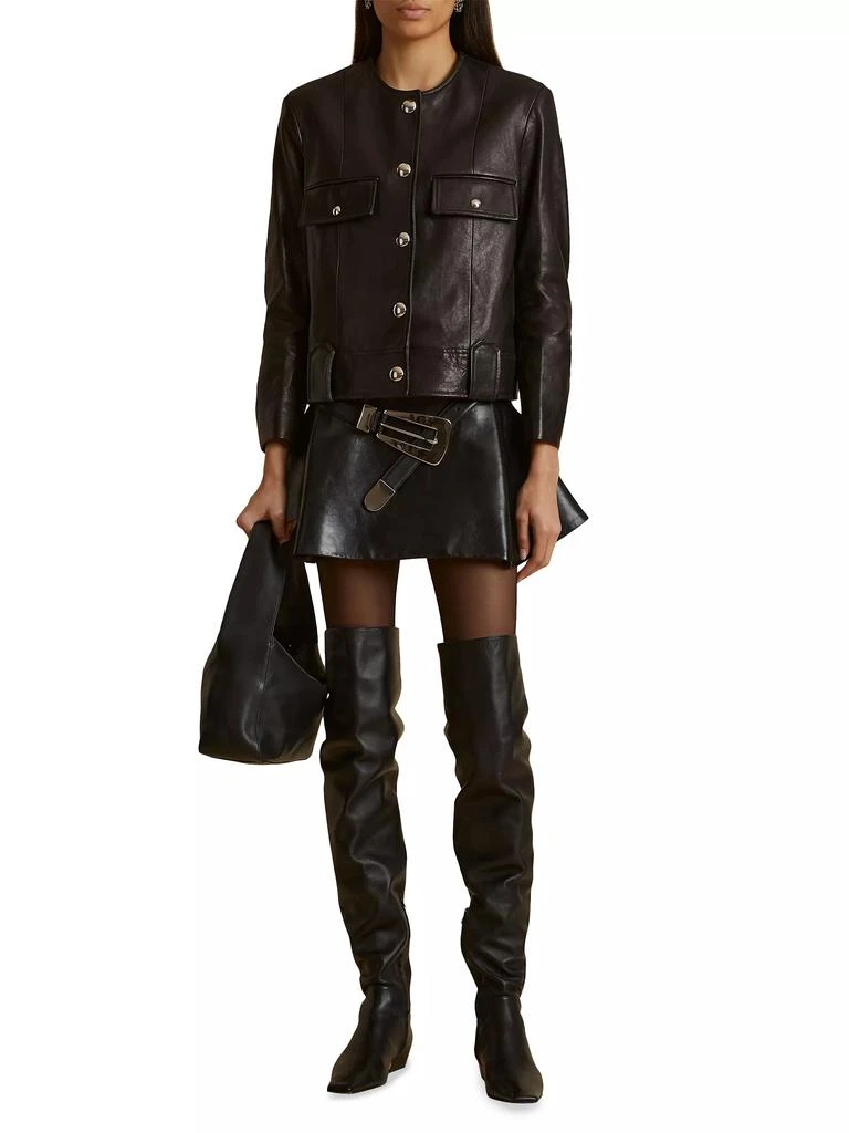 Khaite Laybin Leather Jacket 2