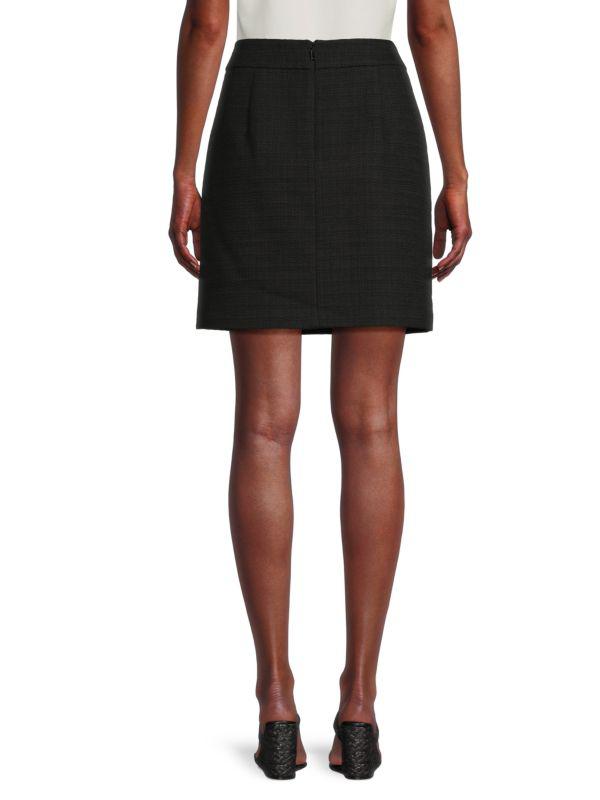 Karl Lagerfeld Paris Textured Miniskirt