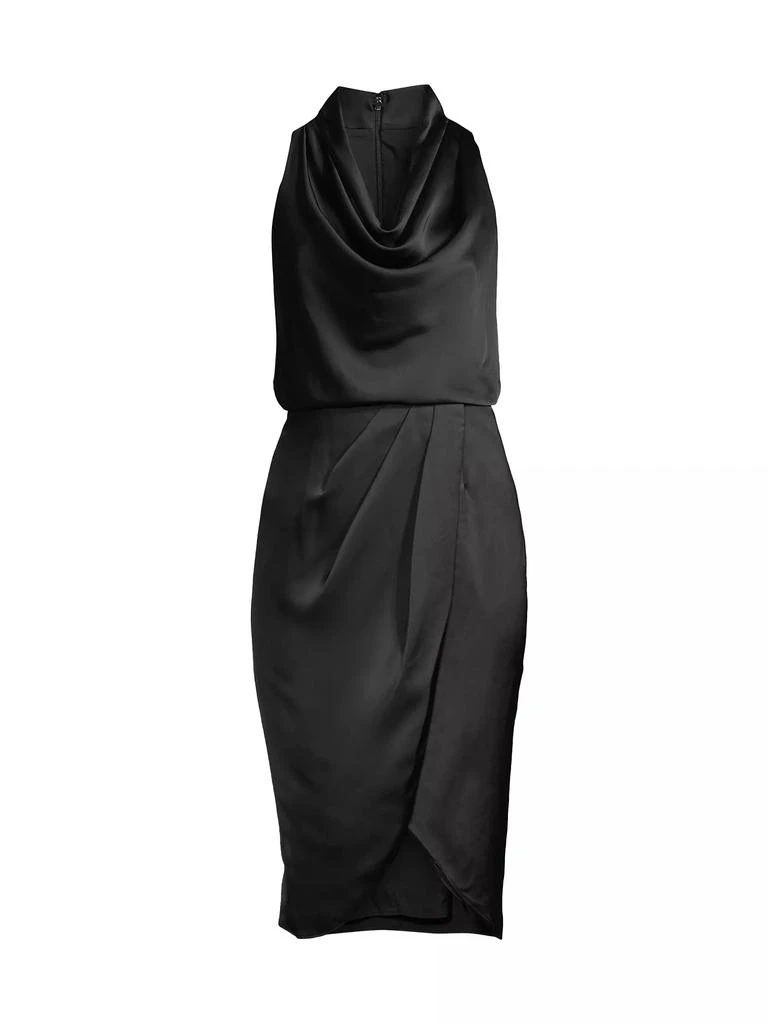 Aidan Mattox Cowl-Neck Cocktail Dress 1