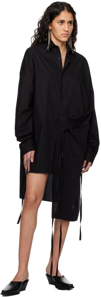 ANN DEMEULEMEESTER Black Mala Midi Dress 4