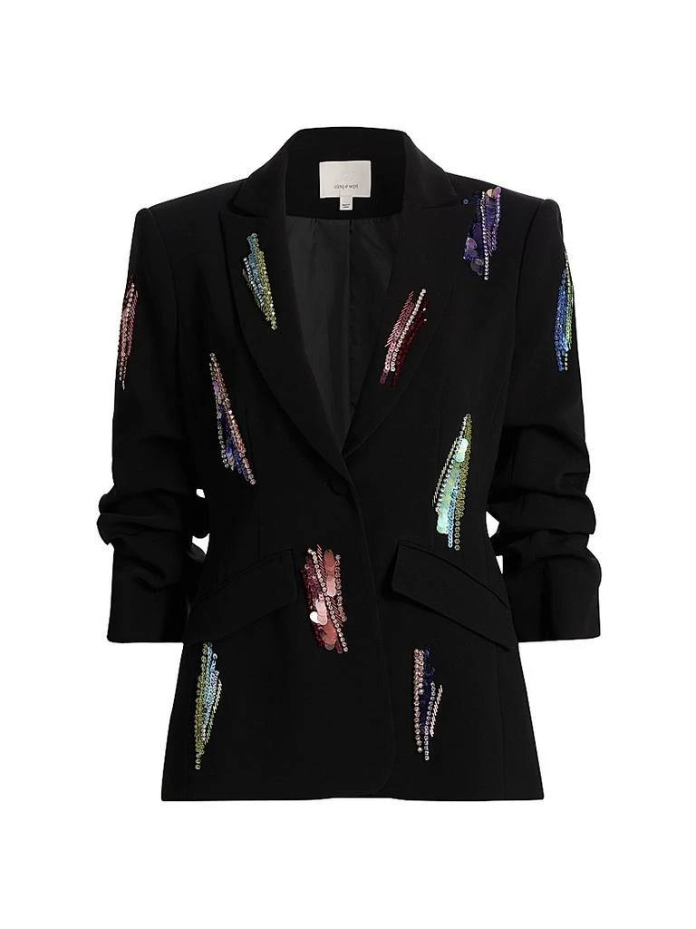 Cinq à Sept Cheyenne Sequined Whirl Blazer