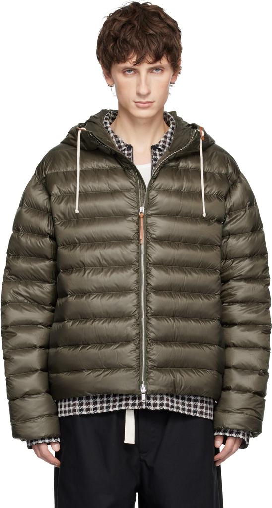 Jil Sander Blouson 23 Canvas Down Jacket - Coats - BeyondStyle