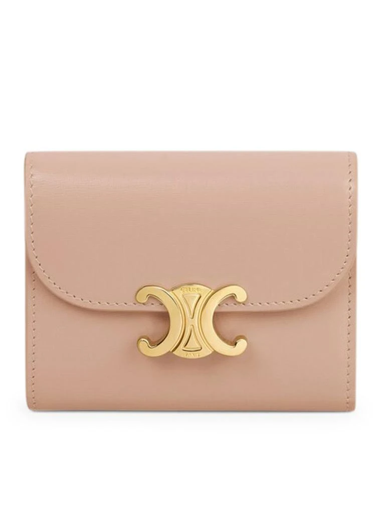 Celine SMALL TRIOMPHE WALLET IN GLOSSY CALFSKIN 1