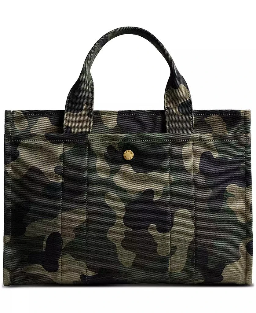 Coach Camo Print Canvas Medium Cargo Tote 5