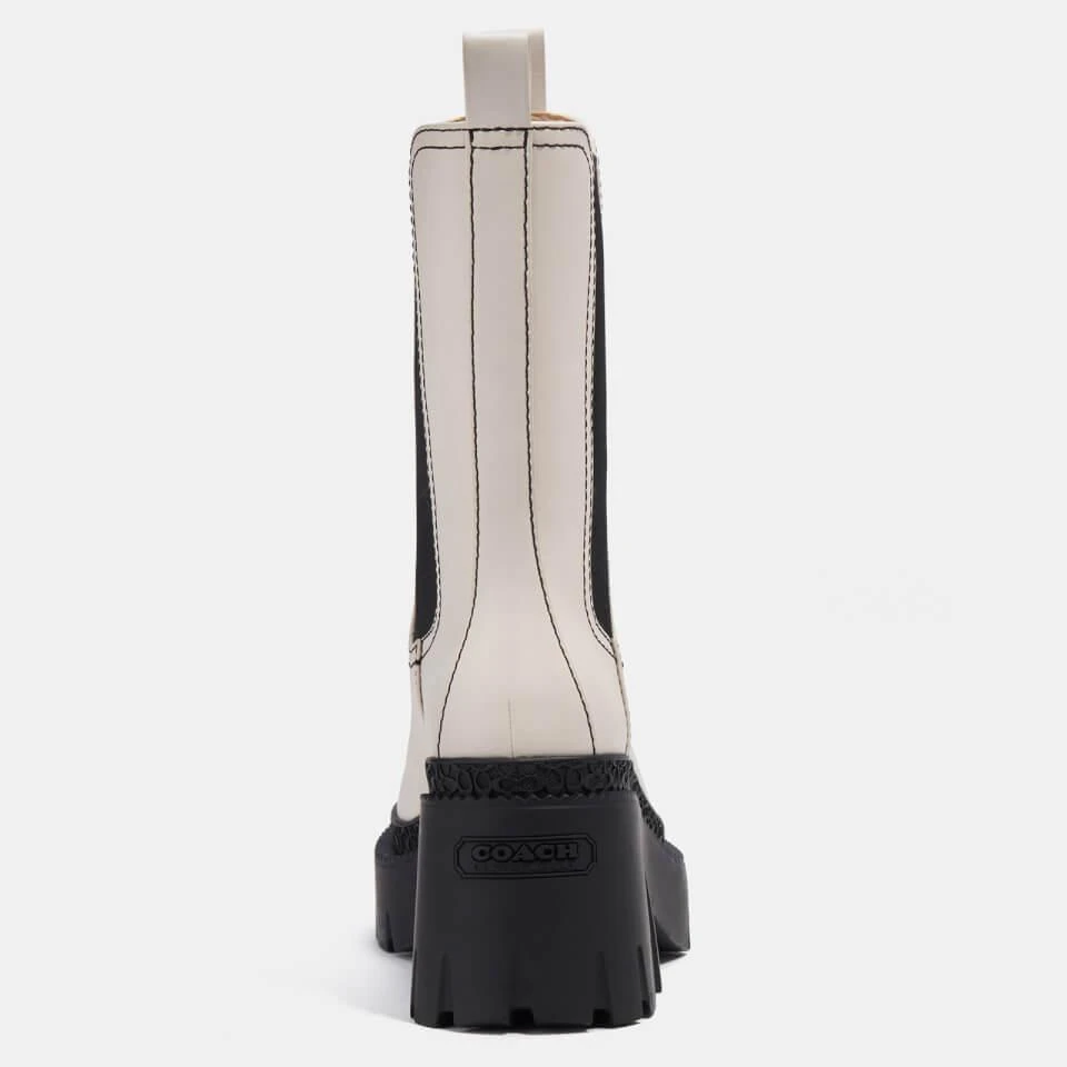 Coach COACH ALEXA LEATHER HEELED CHELSEA BOOTS 4