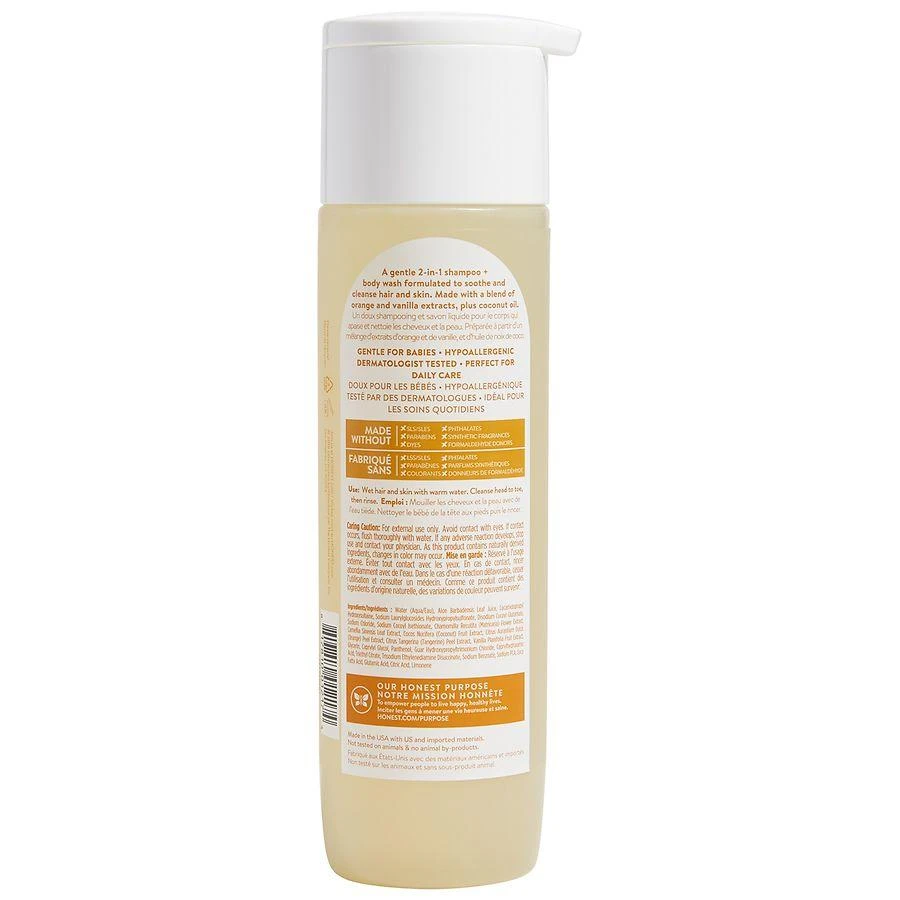 Honest Shampoo + Body Wash Sweet Orange Vanilla 2