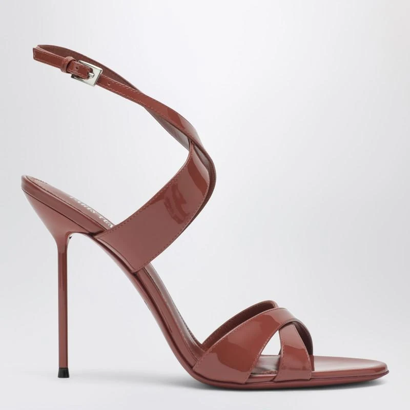 Paris Texas Lidia sandals in Desert Rose patent leather Sandals