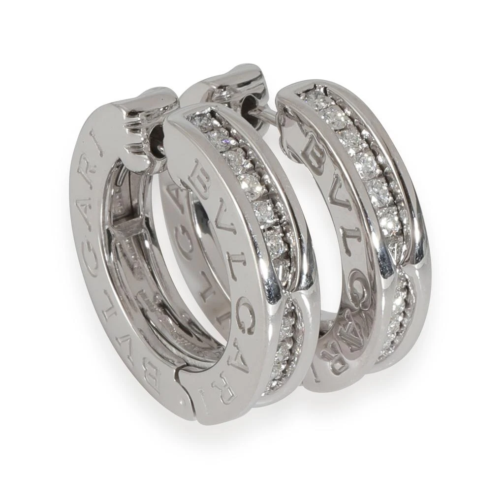 BVLGARI Bvlgari B.zero1 Hoop Earring With Diamonds in 18K White Gold, 3/4 Ctw. 4