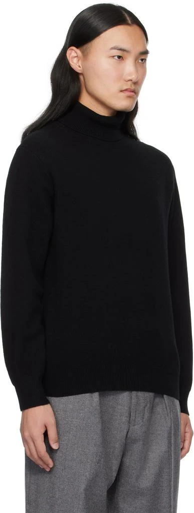 BEAMS PLUS Black 9G Turtleneck 2