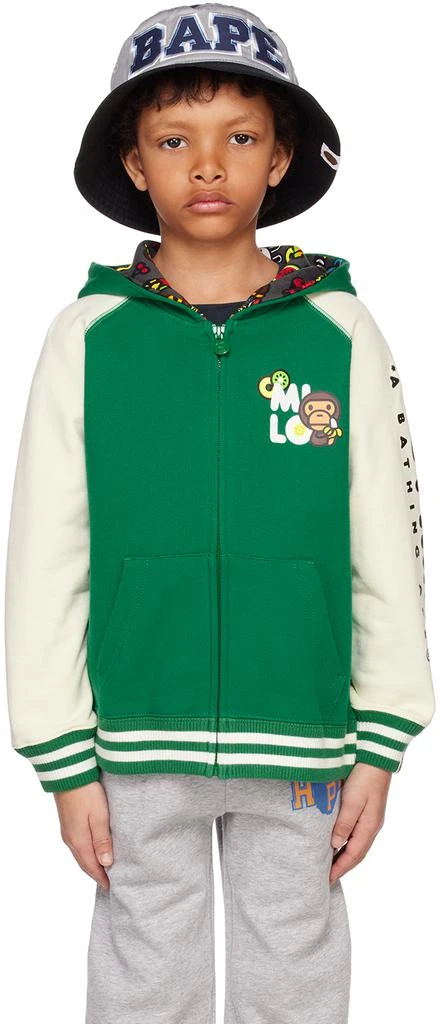 Bape Kids Green Baby Milo Fruit Hoodie 1