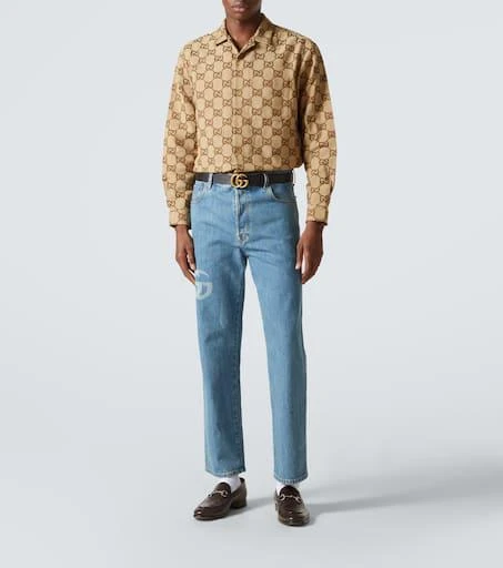 Gucci Maxi GG jacquard canvas shirt 2